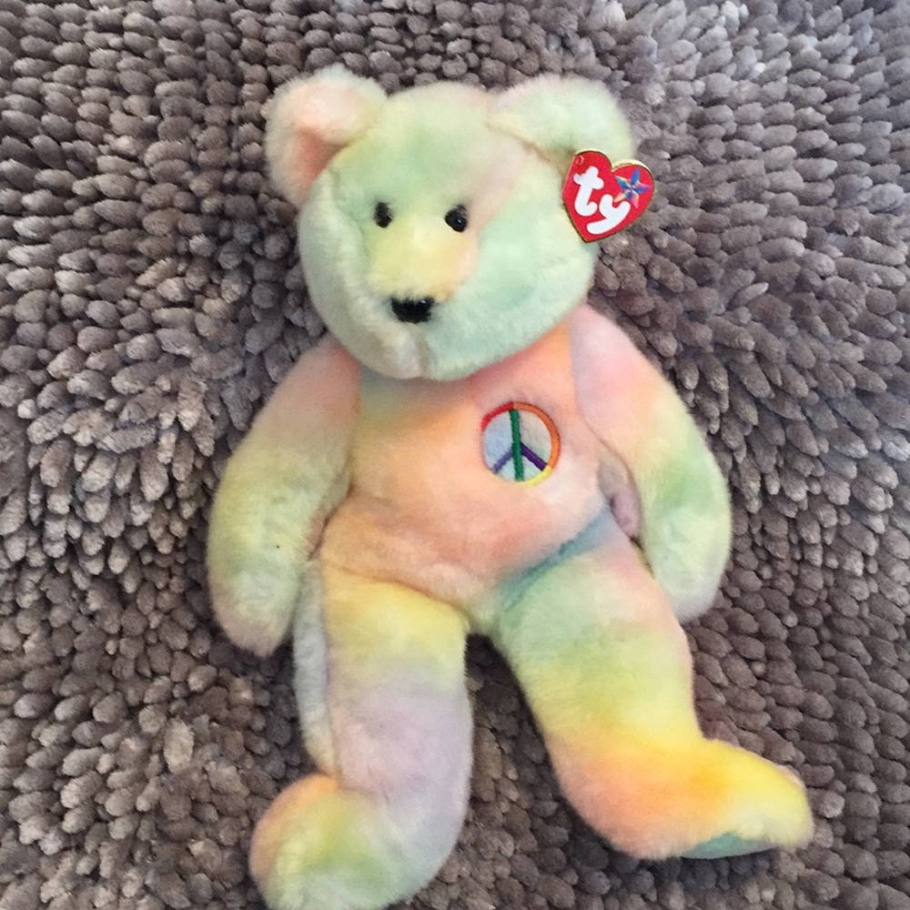 TY BEANIE BUDDY PEACE RETIRED